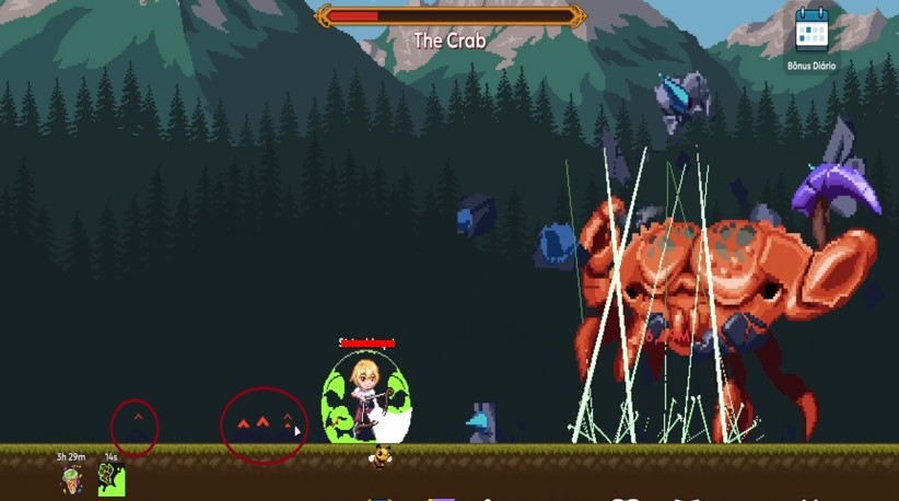 Giant Crab — Act I boss fight