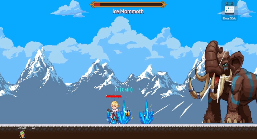 Ice Mammoth — Act II boss fight