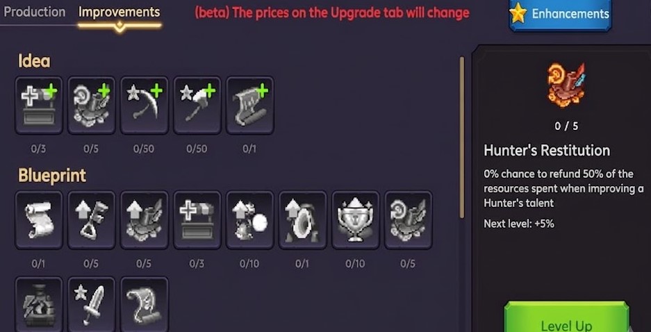 Engineering Tab 1 — Input and currency production rates