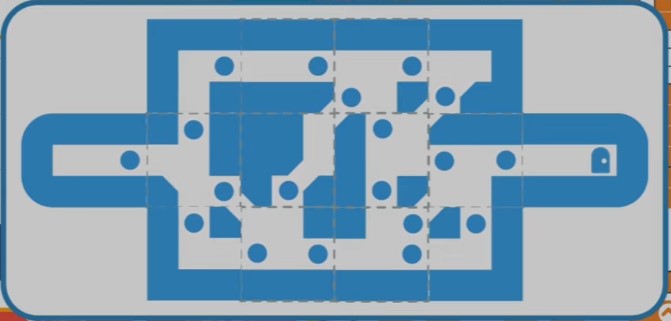 Auto-Tiles — moving dots puzzle