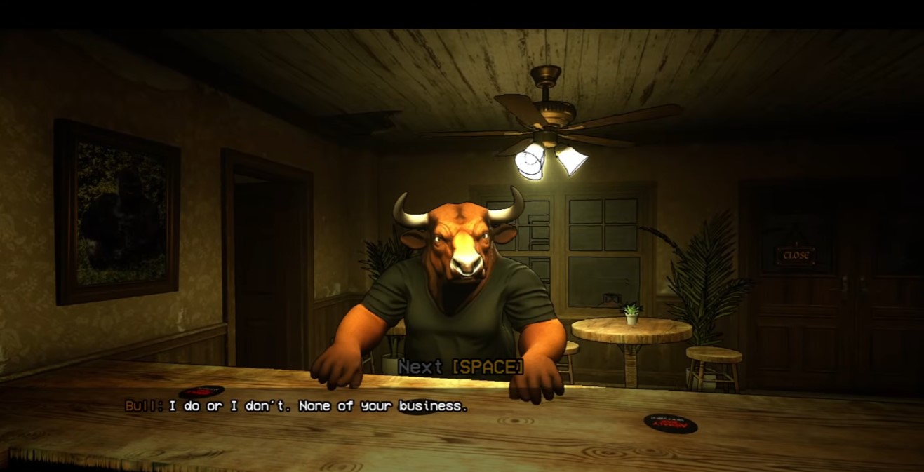Bull customer — human in disguise on Day 1