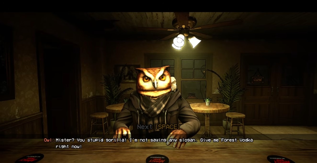 Owl customer — human in disguise on Day 2