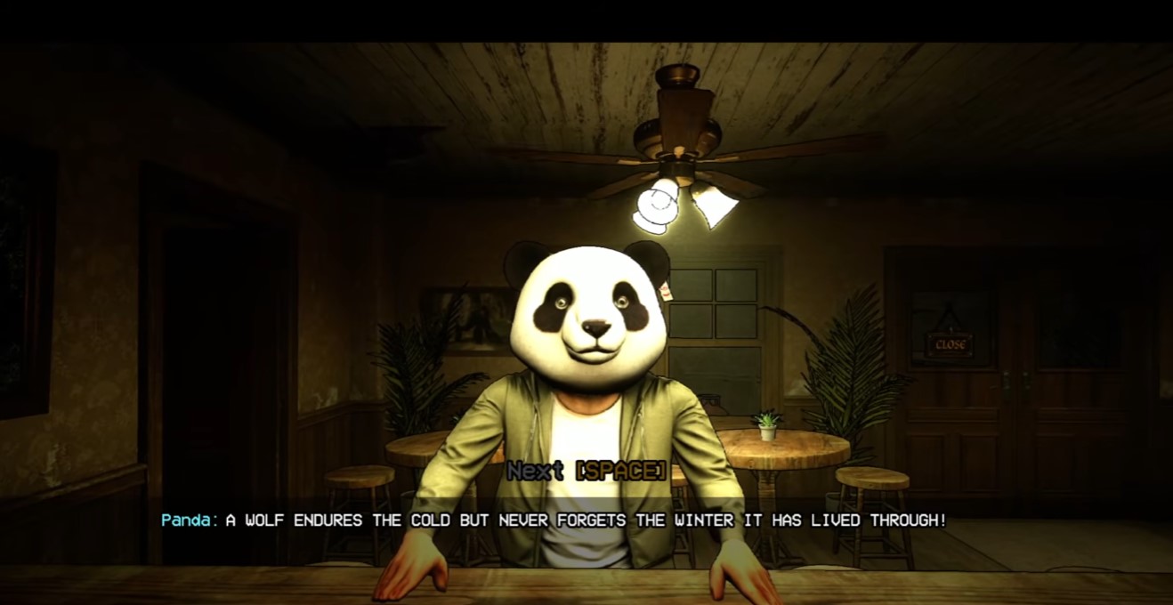 Panda customer — human in disguise on Day 1