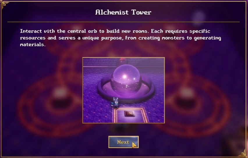 Alchemist Tower interior hub