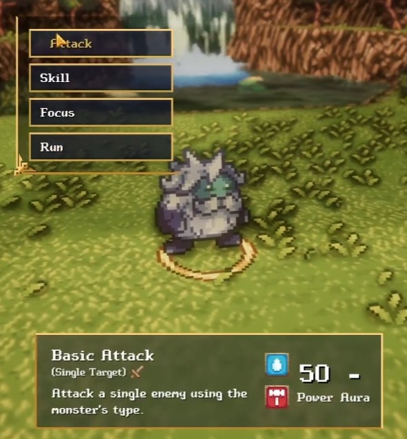 Basic attack in combat