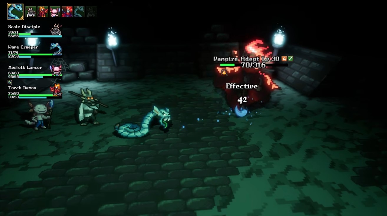 Vampire Adapt boss fight in the Mausoleum