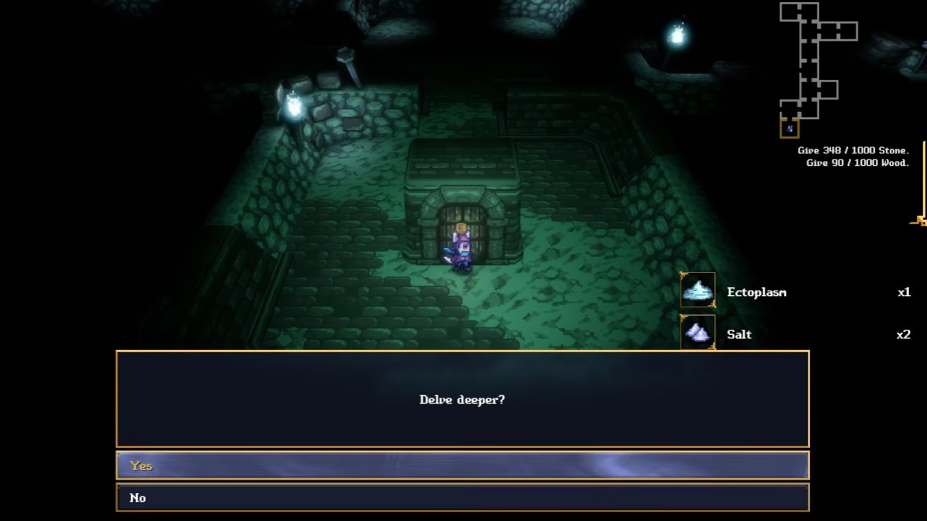 Mausoleum dungeon floor 2 map