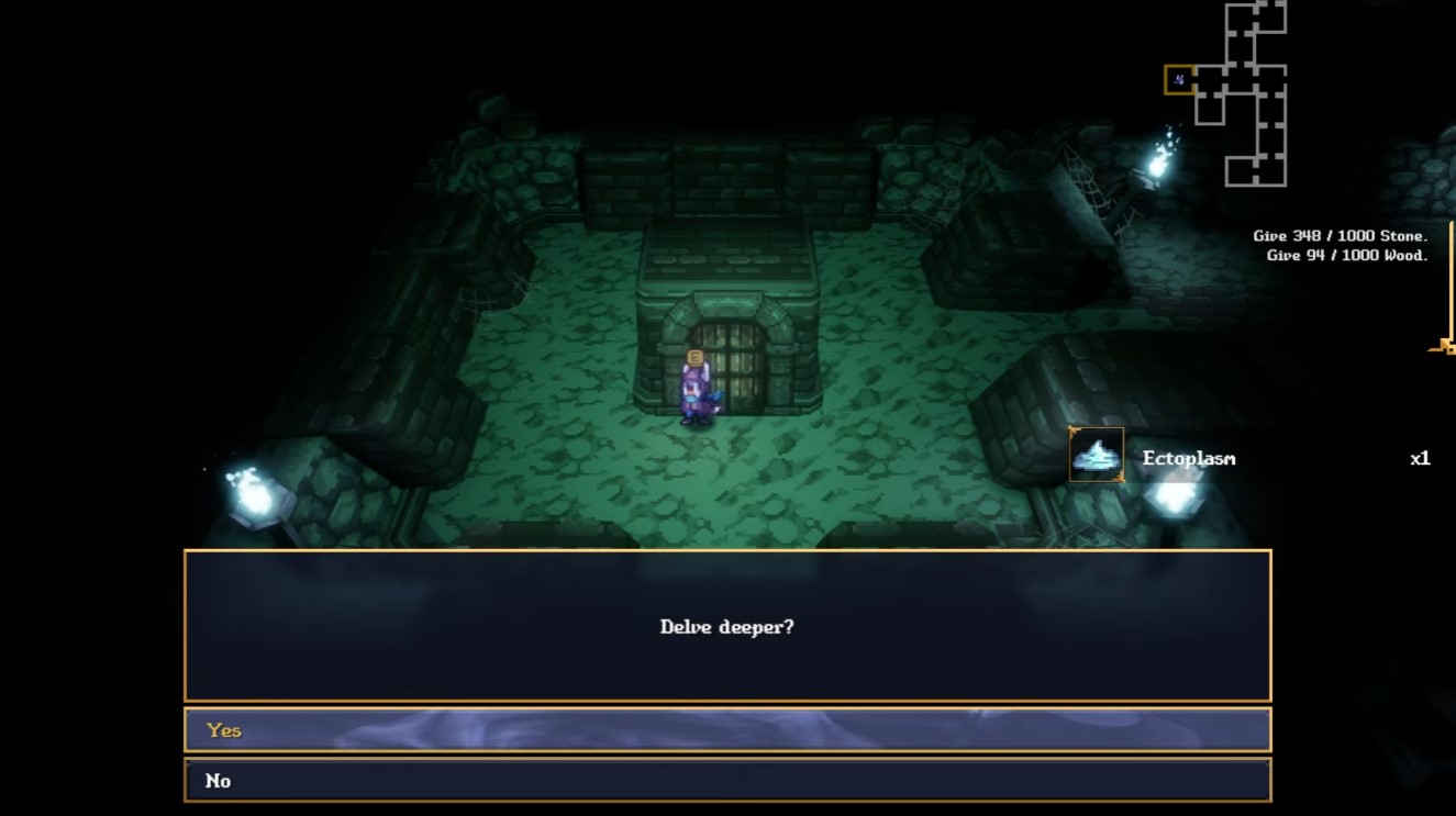 Mausoleum dungeon floor 3 map