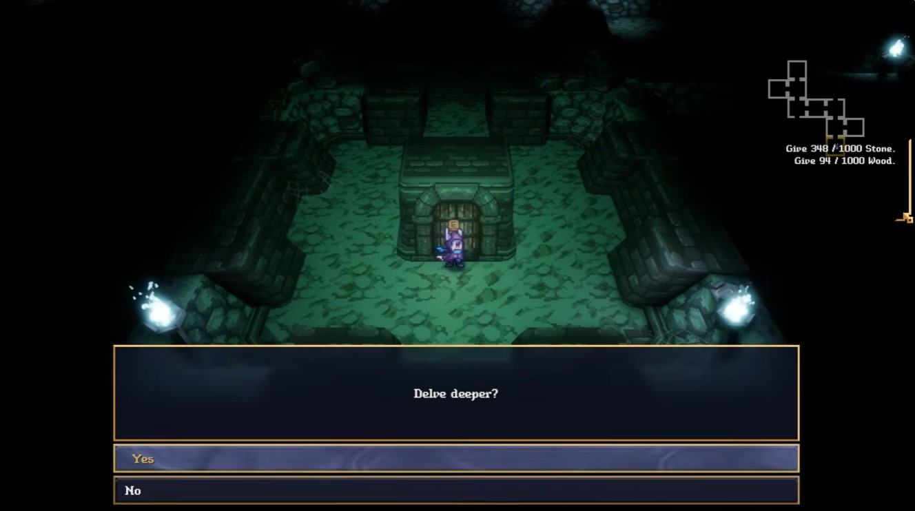 Mausoleum dungeon floor 4 map