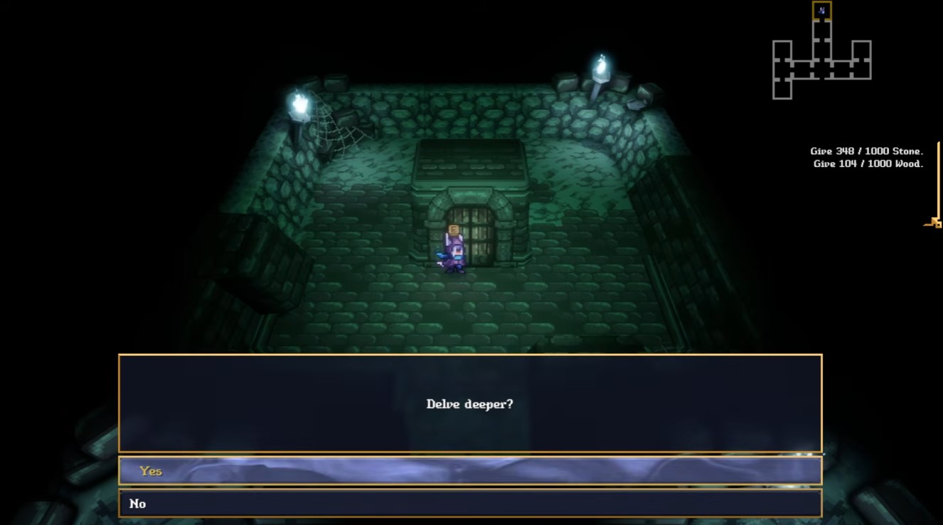 Mausoleum dungeon floor 5 map