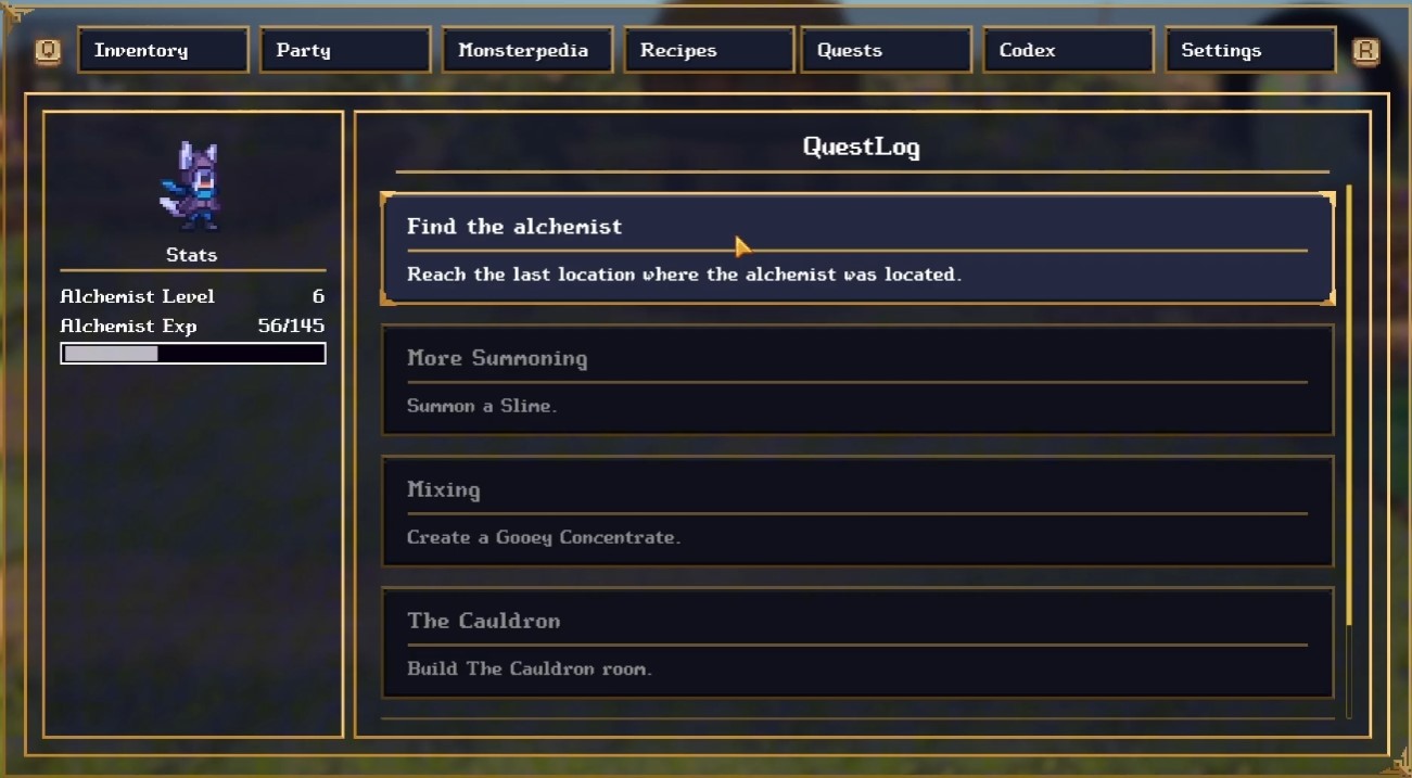 Find the Alchemist quest
