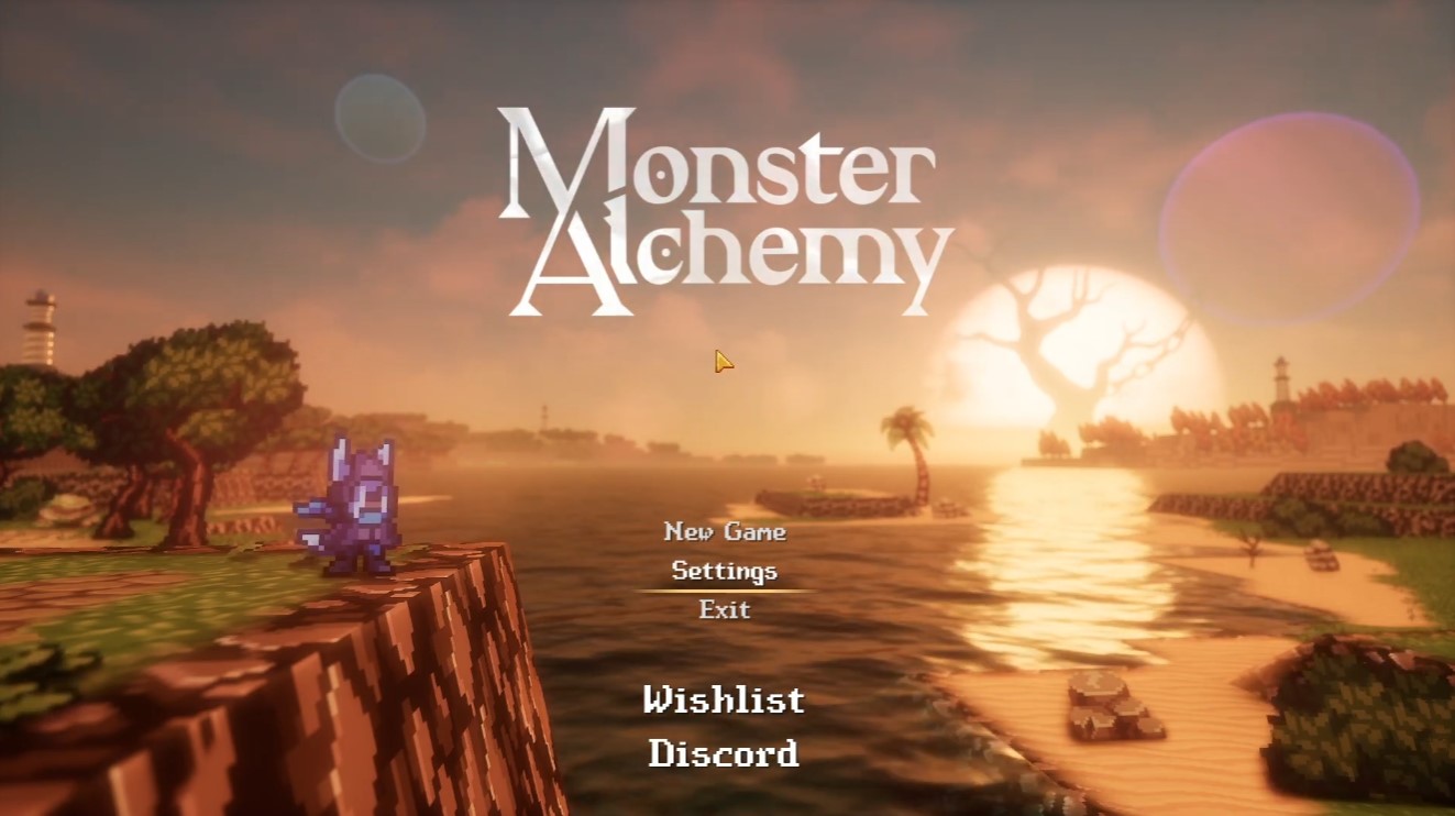 Monster Alchemy title screen