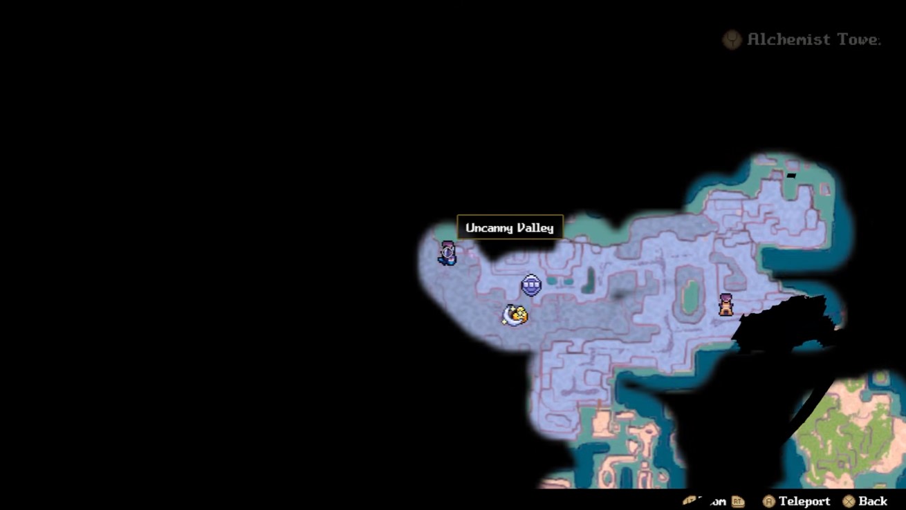 Uncanny Valley — Alchemist Tower map pin