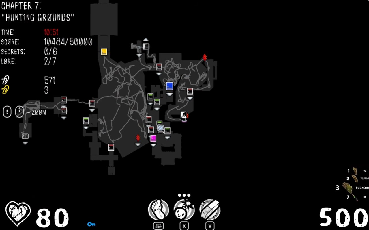 Chapter 7 — key hunt map