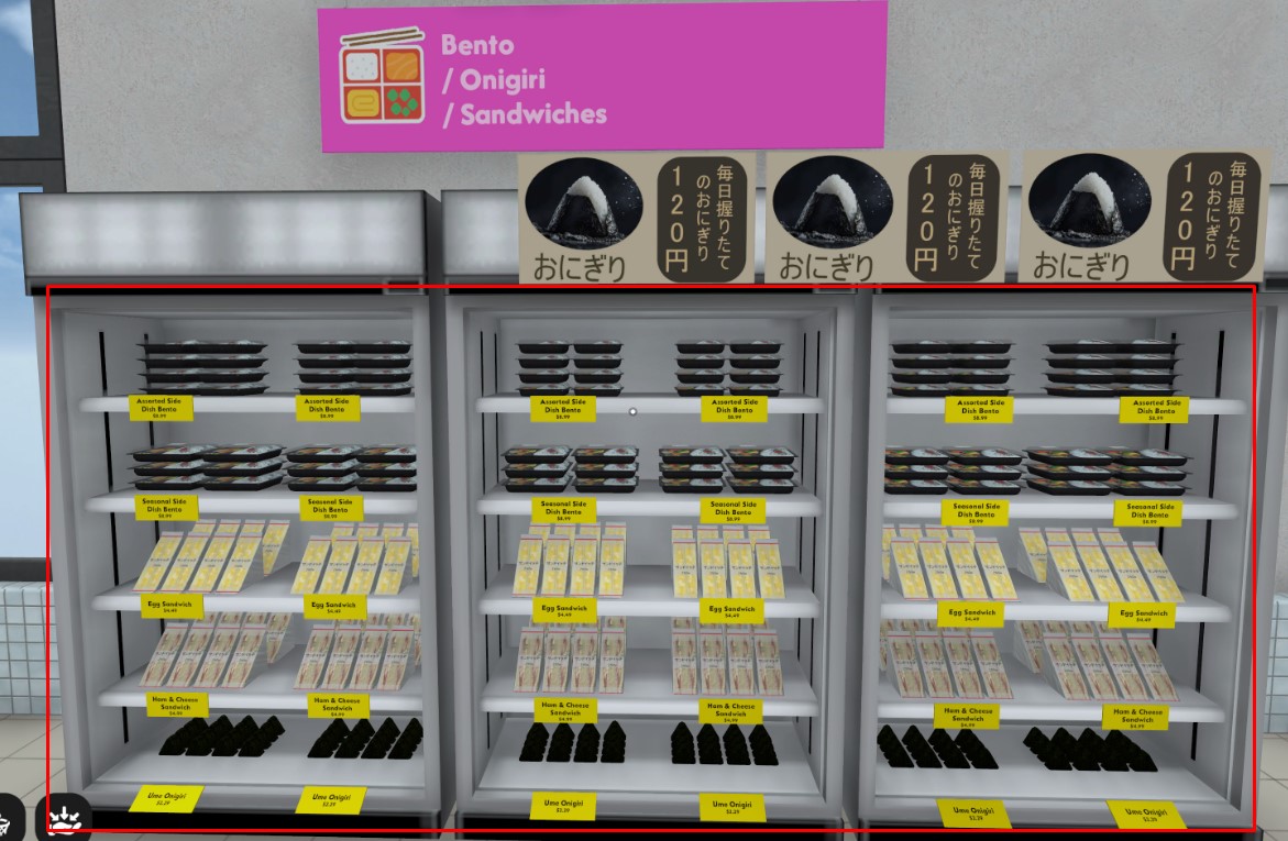 Dreamlike — bento, onigiri, and sandwiches