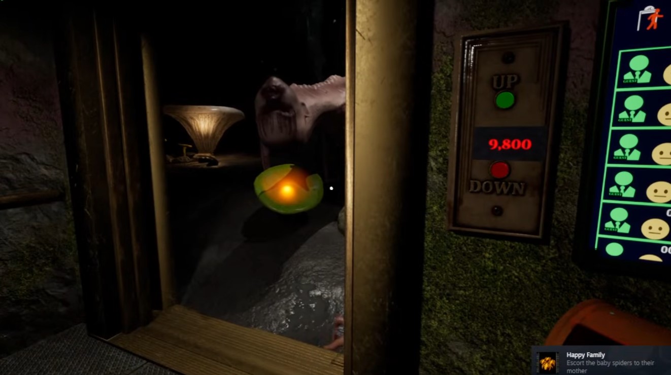 Floor 9.800 — escort the babies