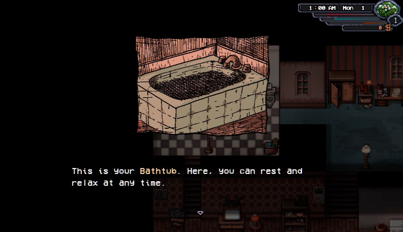 Bathtub — clears blessings, curses, and respawns the world