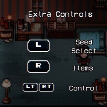 Extra control bindings in the options menu