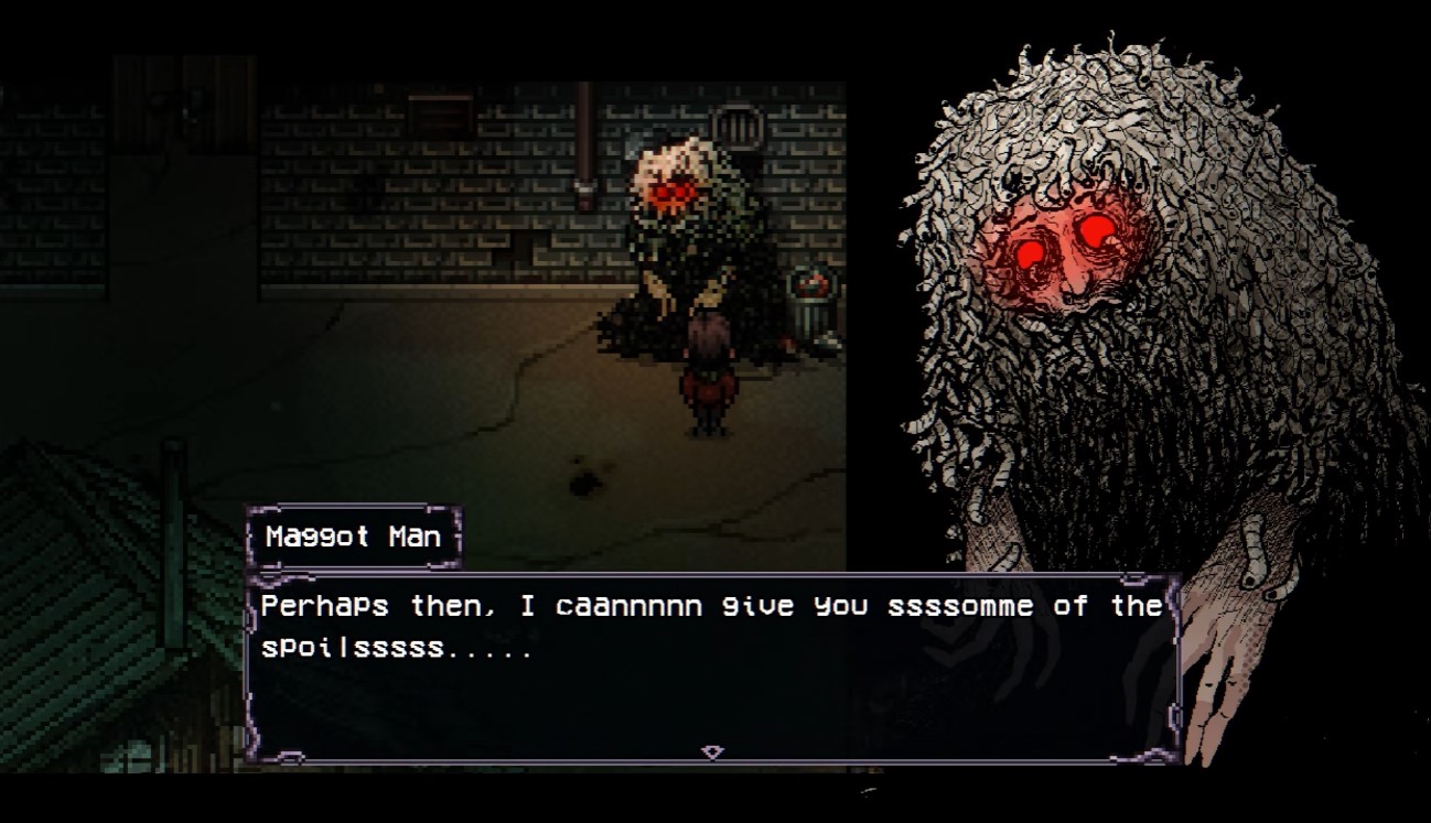 Maggot Man — laundry room horror encounter