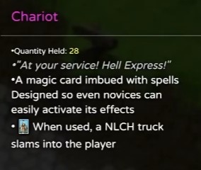 Chariot tarot — summon the cat girl's van