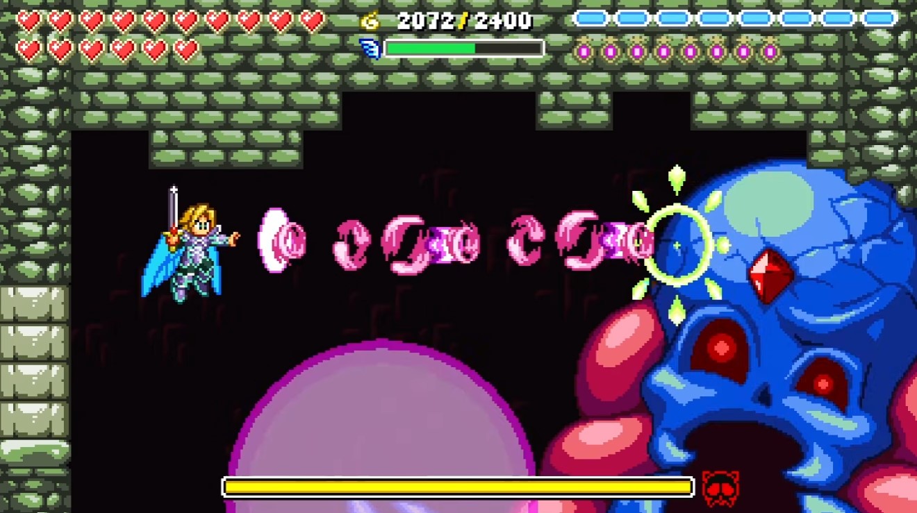 Giant Insect boss — large hitbox, centre arena