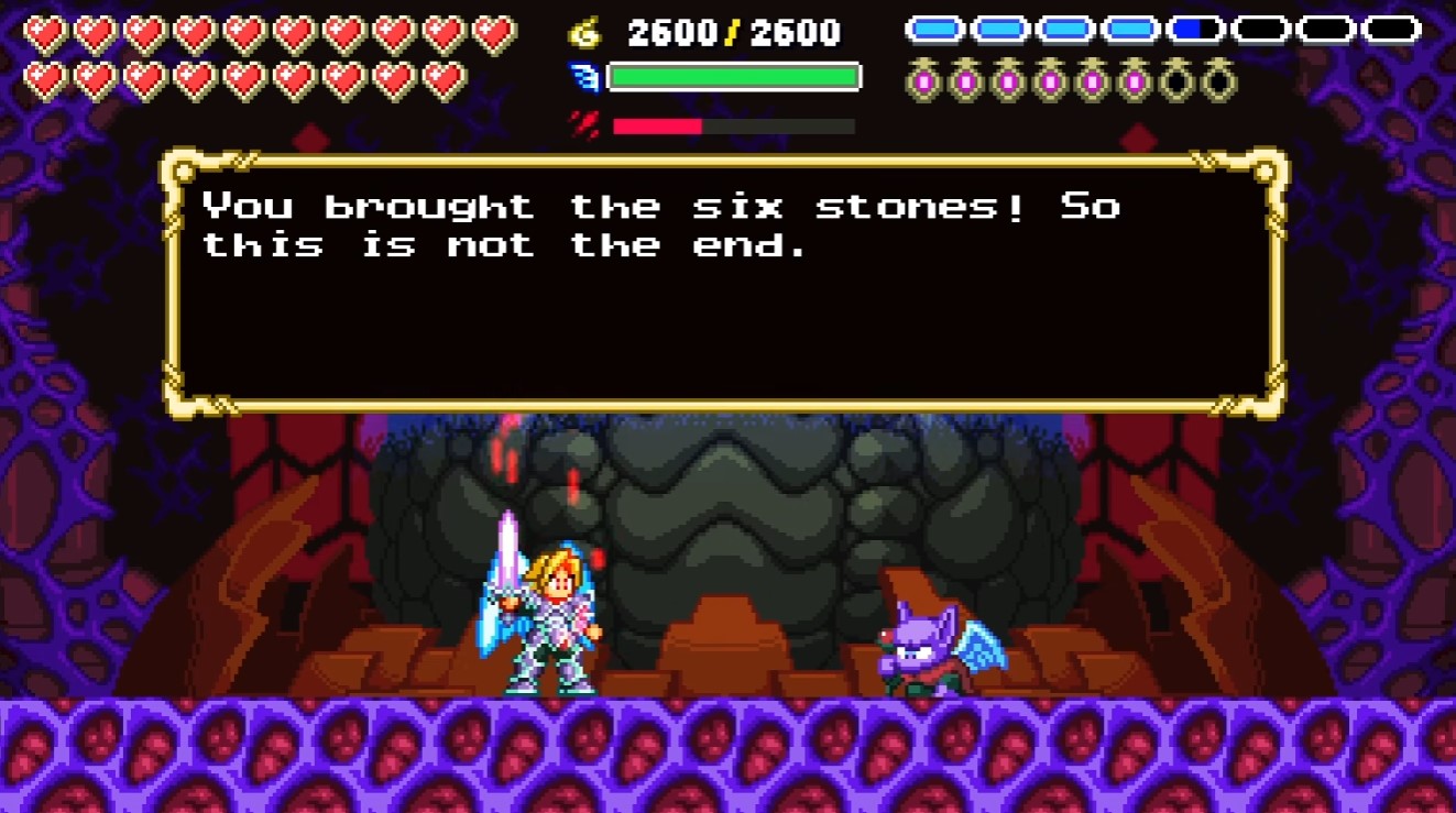 Deluge cutscenes — story gate before the final arena