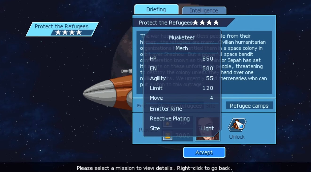 Mission #13 Protect the Refugees — priority Musketeer unlock