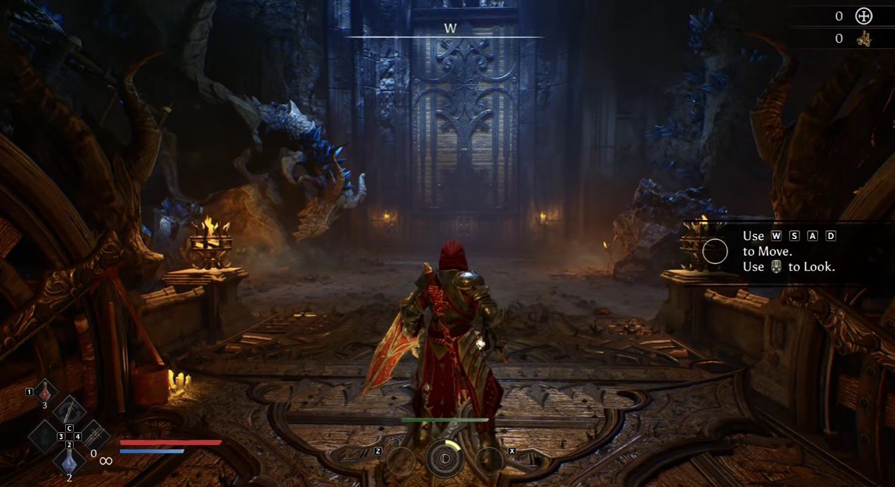 New game spawn — in-game start at Gildenarch after character creation
