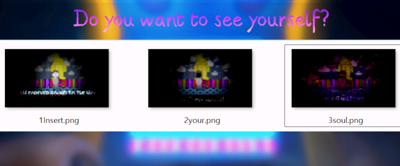 In-game Images #1, #2, and #3 unlocked from arcade runs