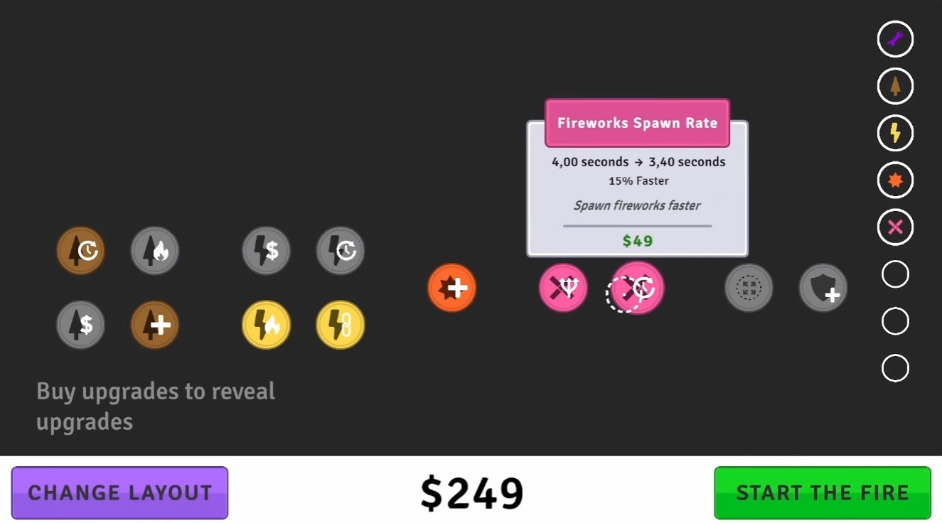 Fireworks spawn rate upgrade — more airborne fuel