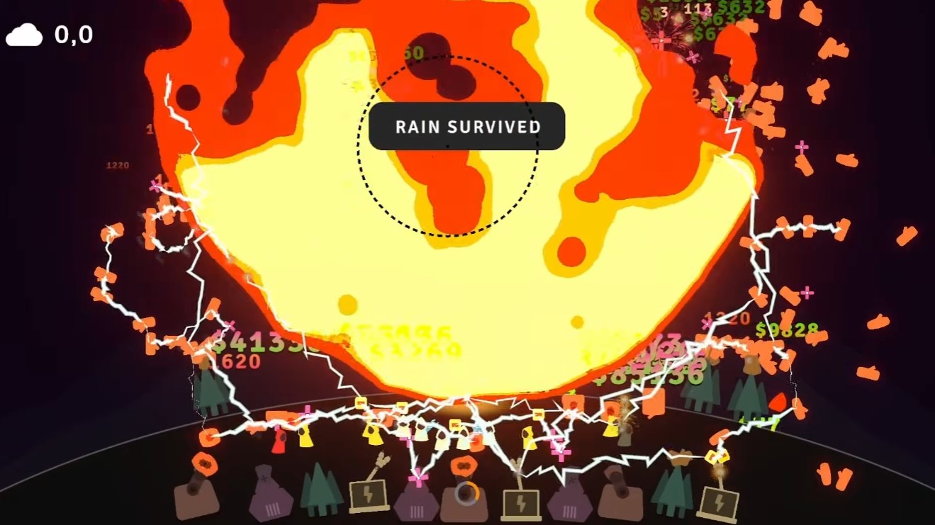 Rain survived — fire still standing after the storm