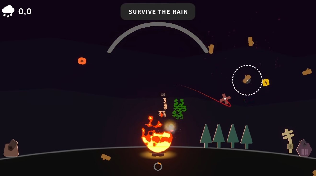 Survive the rain with shield — rain phase mid Phase One