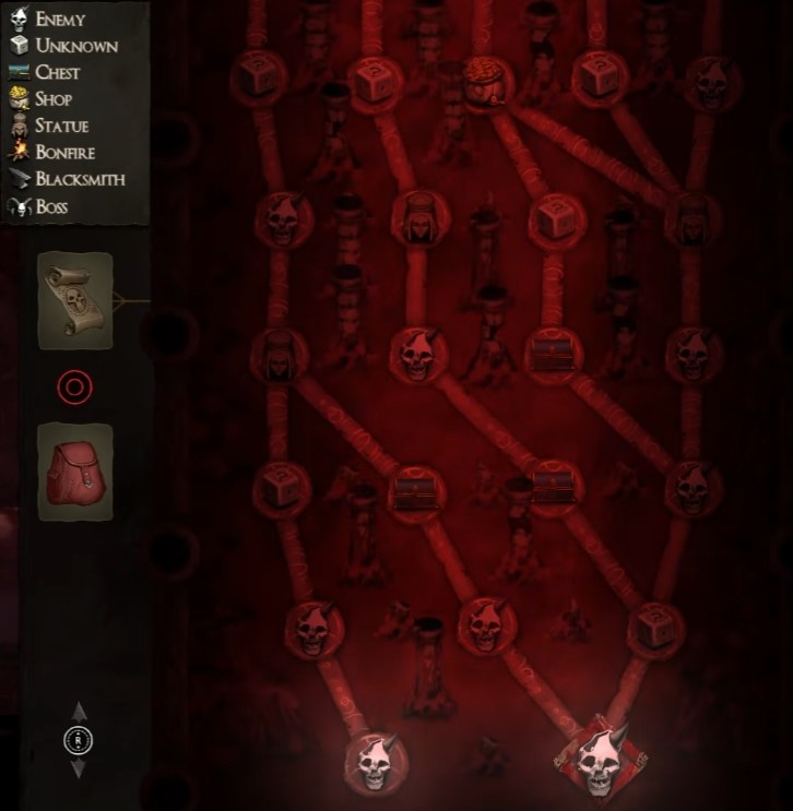 Blight Castle — Zone 3 branch map