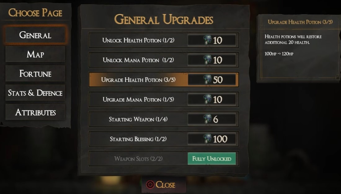 General upgrades