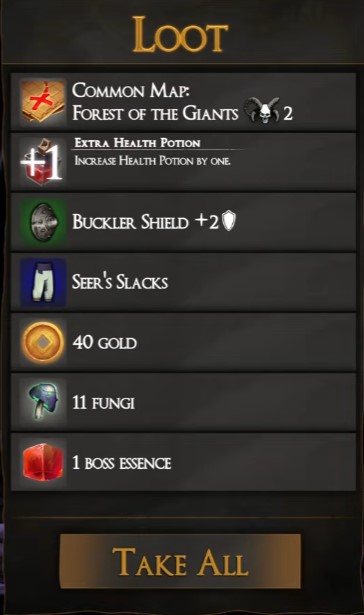 Illdrake Knight loot