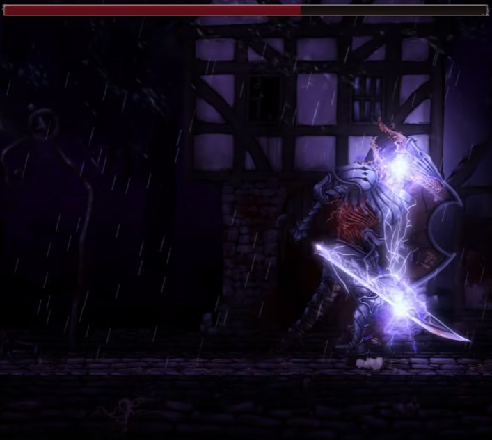 Illdrake Knight boss fight