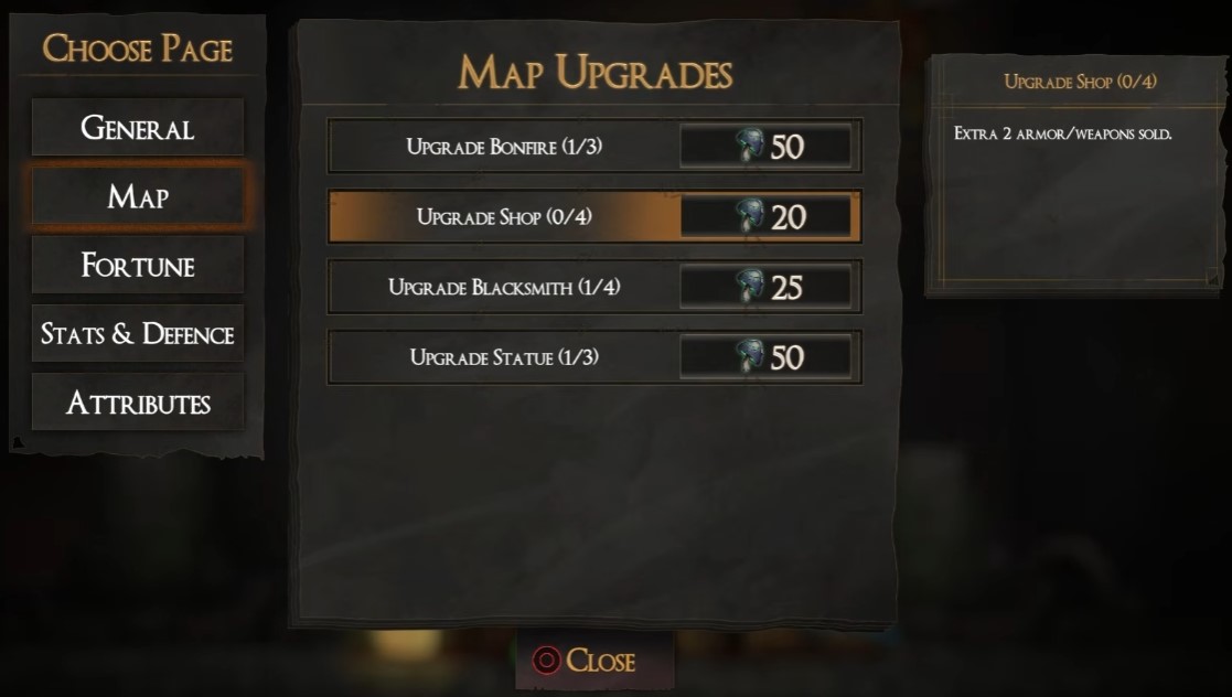 Map upgrades