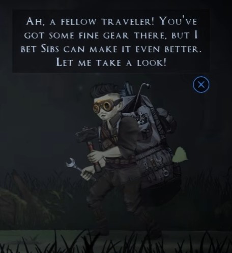 Pet Sibs — free upgrade NPC on the Waywood branch map