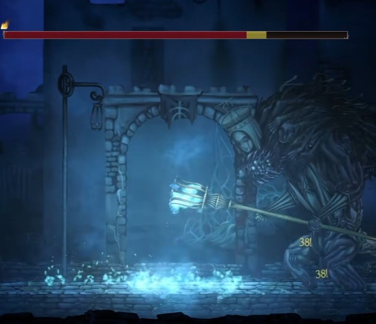Statue Dweller boss fight