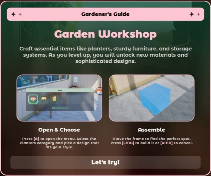 Garden workshop — craft planters from biomass