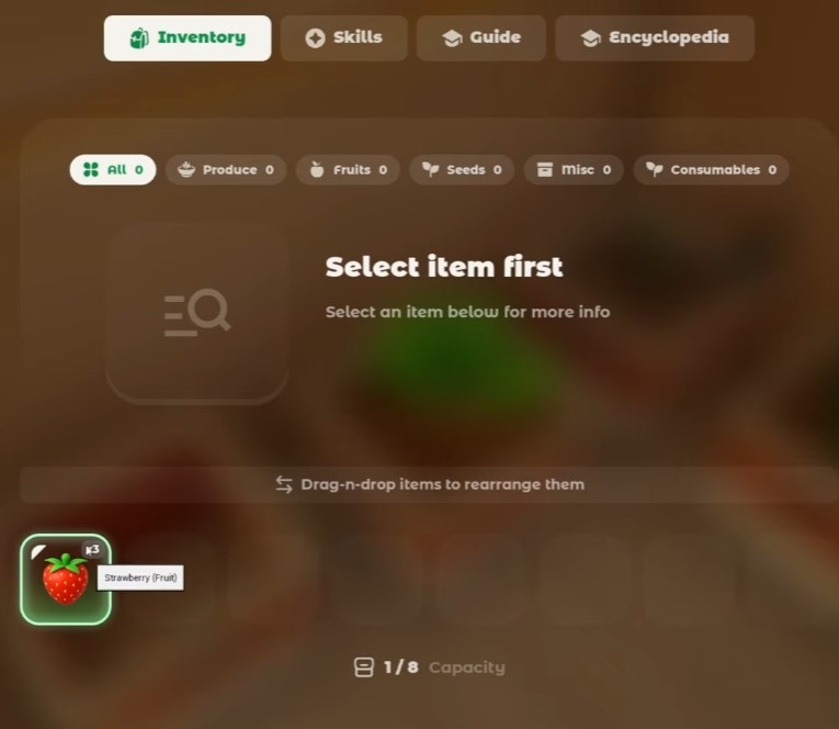 Inventory and fridge — keep a buffer for orders